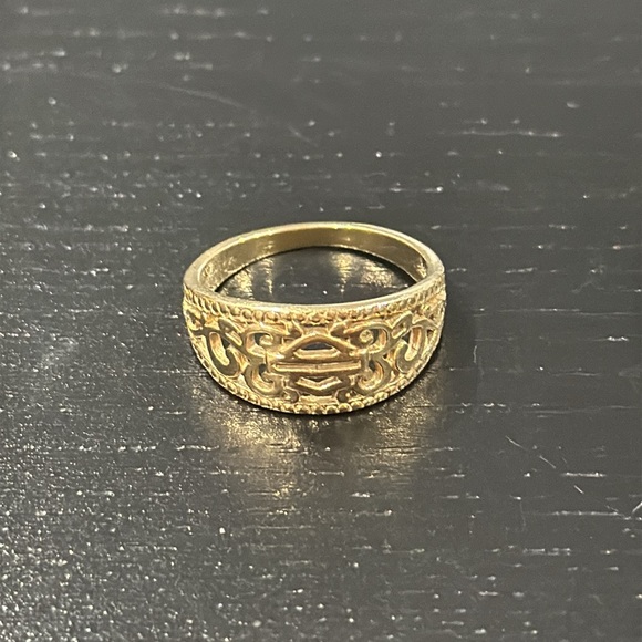 Harley-Davidson Vintage 10K Gold Ring - Size 7 - Picture 9 of 9